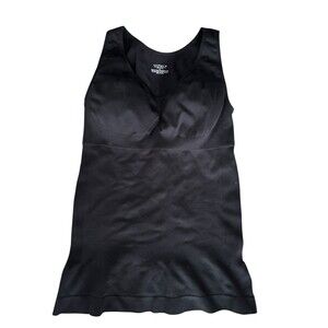 Camishaper Black Shaper‎ Padded Tank Top Womens Size 2X